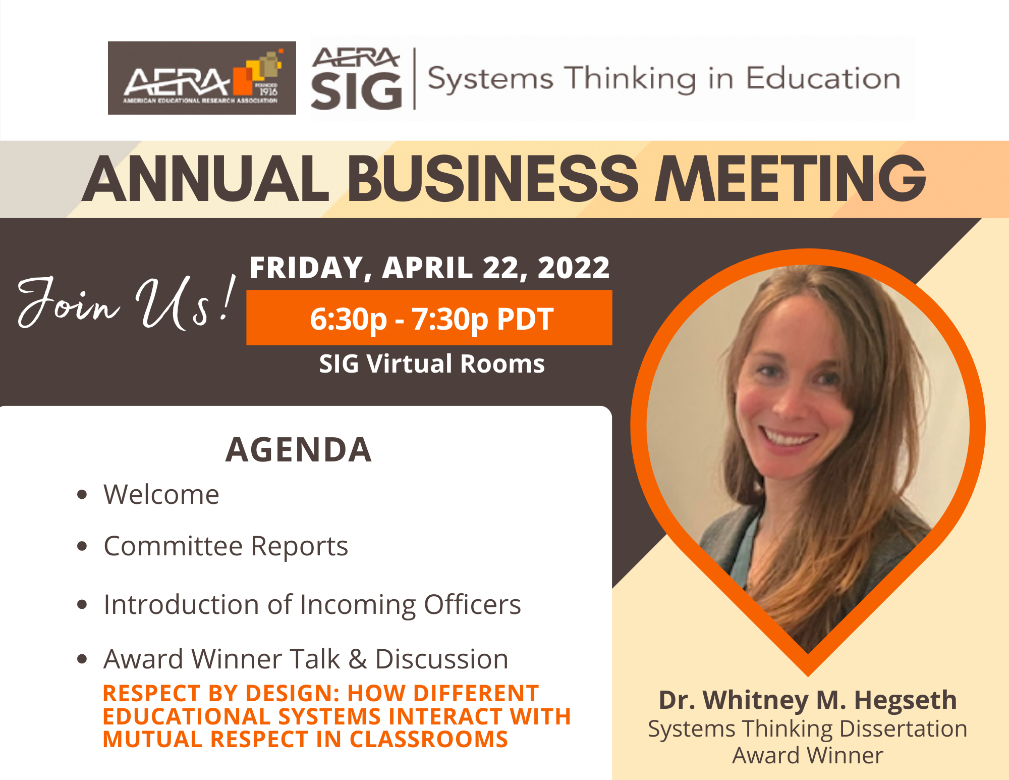 SIG 124 Annual Meeting Flyer 2022